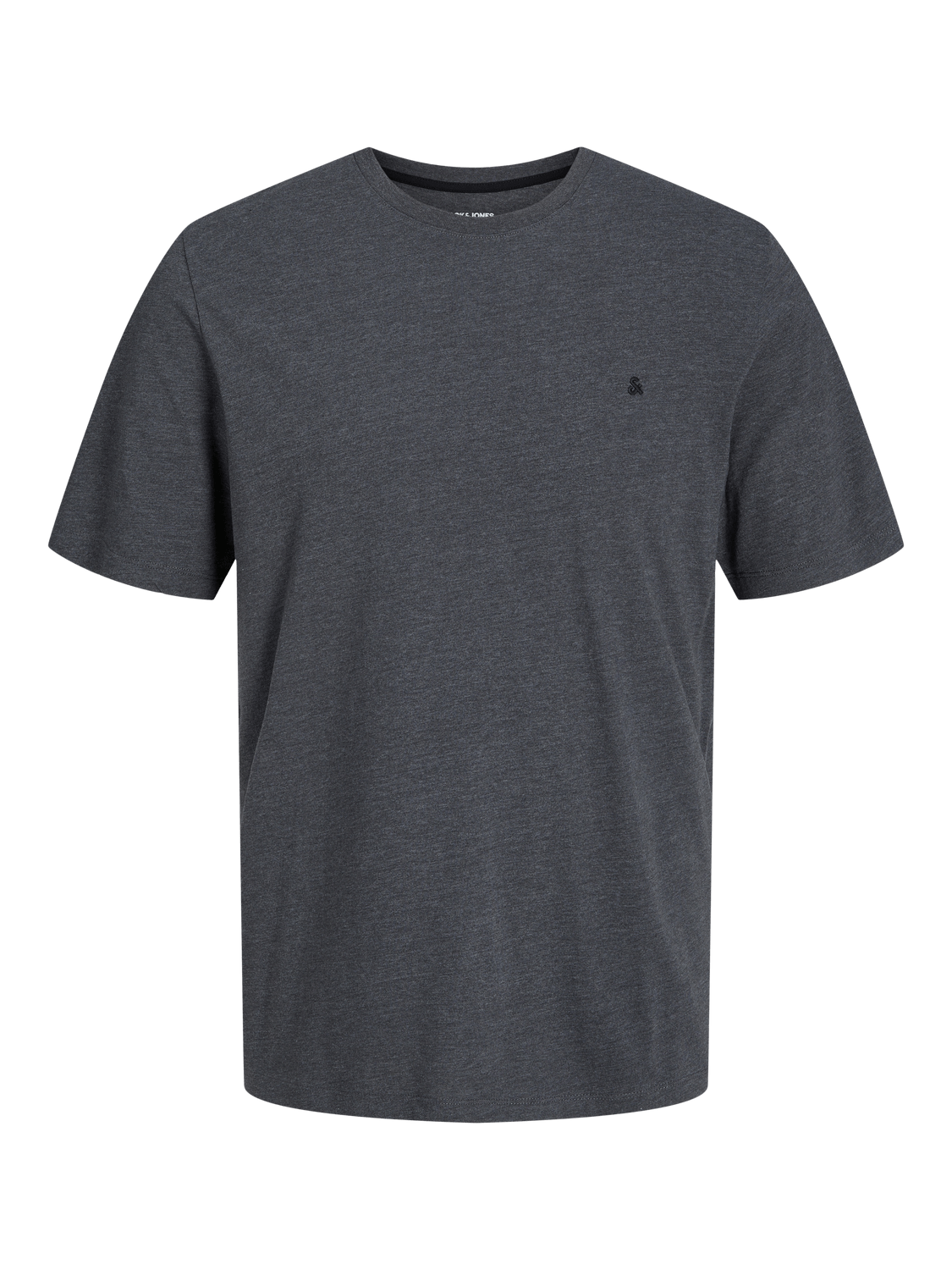 Camiseta con logo gris oscuro - JJEPAULOS TEE SS CREW NECK NOOS